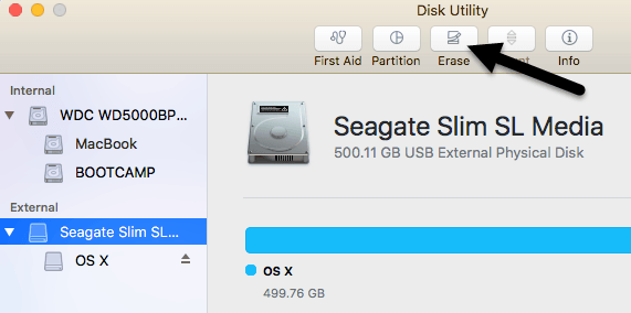 format hard drive for mac